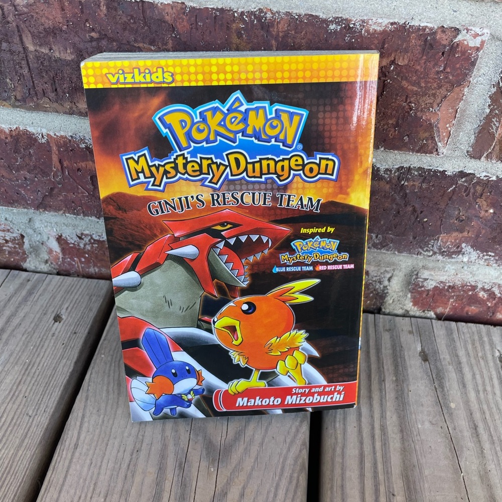 Pokémon Mystery Dungeon Ginji's Rescue Team Paperback Chapter Book